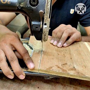 1.8K views · 11 reactions | Turning a sewing machine into a wood cutting machine | SWEET Mukbang /ASMR | Facebook