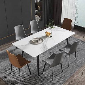 [Hot Item] Modern Hotel Dining Room Furniture Chairs with Metal Legs Restaurant Dining Chairs