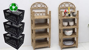 Amazing Reuse Old Crate into Armchair & Storage Rack, Jute Craft Ideas | Diy Bigboom