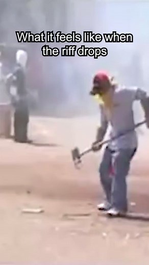 Imgaine a hammer/fireworks pit 💥 Everyone bring sledgehammers and fireworks into the pit the next time we play. Nothing 𝙩𝙤𝙤 bad could happen, don't sweat it 🔊 Song: Heavy, But Controlled 🎙 Band: @manhackofficial #metalvideo #metalmeme #riff #reels | Manhack