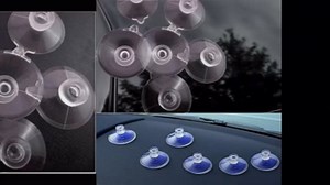 6 Pcs.Clear Suction Cups for Beltronics, Escort and Cobra Radar Detectors