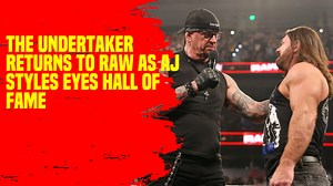 The Undertaker returns to Raw as AJ Styles eyes Hall of Fame #Undertaker #AJStyles #WWE