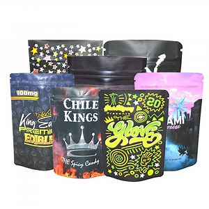 [Hot Item] ODM Zip Packag Child Resistant Packaging Smell Proof Bags Plastic Bag Resealable