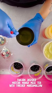 Let’s make a matcha mango milk tea with torched marshmallow inspired on one of our favorite Demon Slayer characters, Tanjiro Kamado! 🎋 | Dr. Bizarro