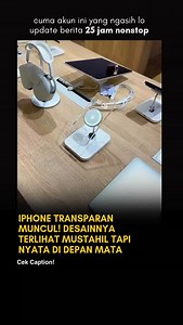 Konsep iPhone transparan ini bikin heboh karena seluruh bodinya bisa dilihat tembus pandang. Dari layar, rangka, hingga modul internal terlihat jelas seolah hanya kaca tipis. Desain ini memicu imajinasi tentang masa depan smartphone. Apakah ini sekadar eksperimen visual atau arah baru dunia teknologi? Apple sendiri memperkenalkan “Liquid Glass” di iOS 26. Antarmuka ini menghadirkan efek kaca transparan pada ikon, widget, dan menu yang terasa melayang. Efek visualnya juga responsif terhadap cahay