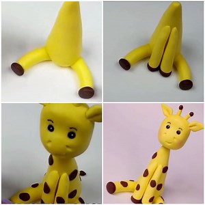 Giraffe cake topper 🦒😍😍 | MetDaan Cakes