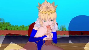 FATE ARTORIA LANCER (3D HENTAI)