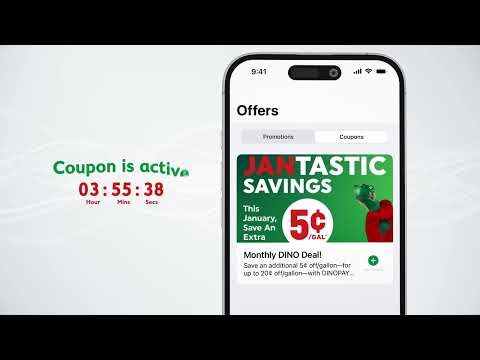 Sinclair – How to Use a Coupon in the DINOPAY® App