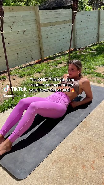 Intense 7 Minute Lower Core Workout to Set Your Abs on Fire! 🔥