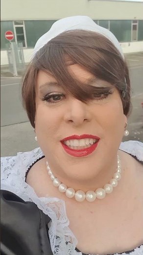 feminized sissy maid our in public