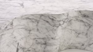 Tov Furniture Slab Black Marble Concrete Indoor/Outdoor Side Table