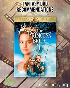 Escape into epic adventures! Check out these fantasy DVD picks — full of magic, mythical creatures, and legendary quests. Whether you're a longtime fan or new to the genre, there's something here for everyone. Search our catalog, request one or more, and pick them up at your local library! www.fresnolibrary.org | Fresno County Public Library | Facebook