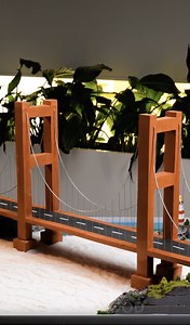 43K views · 158 reactions | Construction of Concrete Bridge Model Step-by-Step | Wood Mood | Facebook