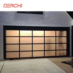 [Hot Item] 9X7 Garage Door with Window Garage Door Opener Automatic Anual Aluminum Roller Shutter Doors