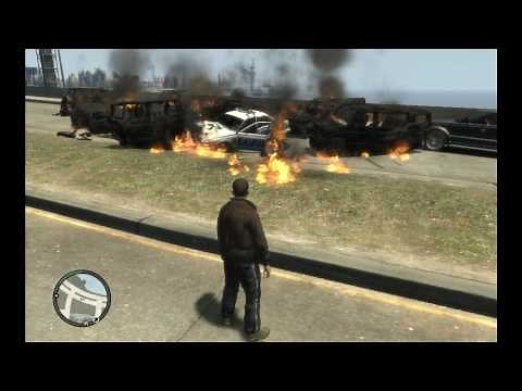 Grand Theft Auto IV - Car Explosion