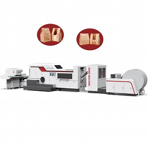 [Hot Item] Brown Paper Window Stand up Pouch Kraft Paper Food Packaging Bag Machine