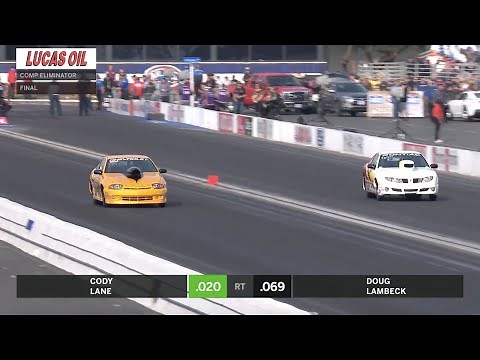 Lucas Oil NHRA Winernationals Comp Eliminator winner: Cody Lane