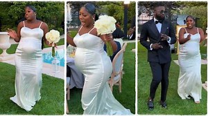 "Classic": Pregnant bride delivers show-stopping dance on her wedding day