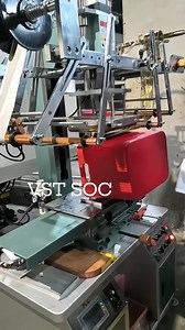 Hot stamping machine printing golden colour logo on plastic box #hotstampingmachine #hotstampingfoil #hotstamping #plasticbox #plasticstorage | Zhang Luzheng