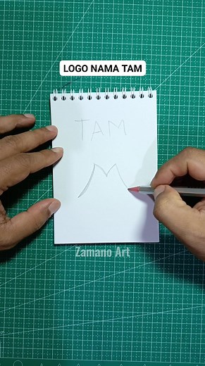 Done logo TAM, semoga bermanfaat Teddywexwex #logodesign #logonama #desainlogo #monogram #draw #art | Zamano Art