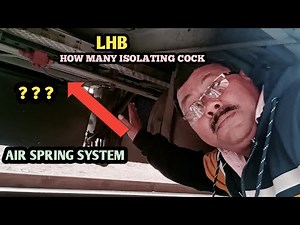 HOW MANY ISOLATING COCK and HIS WORKING SYSTEM IN AN AIR SPRING SYSTEM LHB COACH .