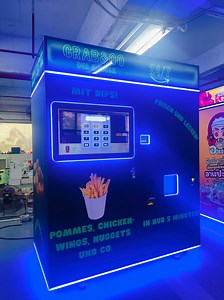 [Hot Item] Full Automatic Snack Commercial Customize Electric French Fries Vending Machine