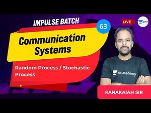 Random Process / Stochastic Process | L 63 | Communication Systems | Impulse Batch | Kanakaiah Sir