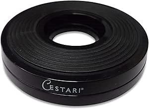 Cestari Mini Turntable – Cookie Decorating Turntable, Cupcake Decorating Stand, Spinning Plant Stand – Non-Slip Lazy Susan Organizer for Kitchen, Cakes, Spices – Black