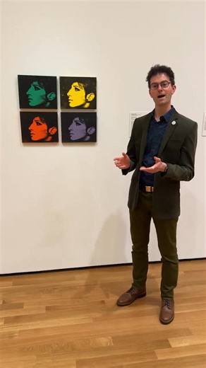 Learn more about this piece, "4-Color Barbara" by queer artist Deborah Kass, on view now in She Said, She Said at the Akron Art Museum. #akronartmuseum | Akron Art Museum