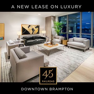 Discover 45 Railroad St apartments in downtown Brampton, ON—affordable luxury rental suites with stunning views, exceptional amenities, elegant finishes, and a prime location. ✨🌆⁠ ⁠ Floor plans available include:⁠ - 1 bedroom ⁠ - 1 bedroom den⁠ - 2 bedroom⁠ - 3 bedroom⁠ - And limited availability of 2-3 bed townhomes!⁠ ⁠ Secure your suite now! https://tinyurl.com/yc5wskh7 | Boardwalk
