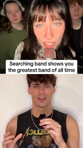 Searching band is supposed to show you the greatest band of all time #band #metallica #kiss | Noahglenncarter