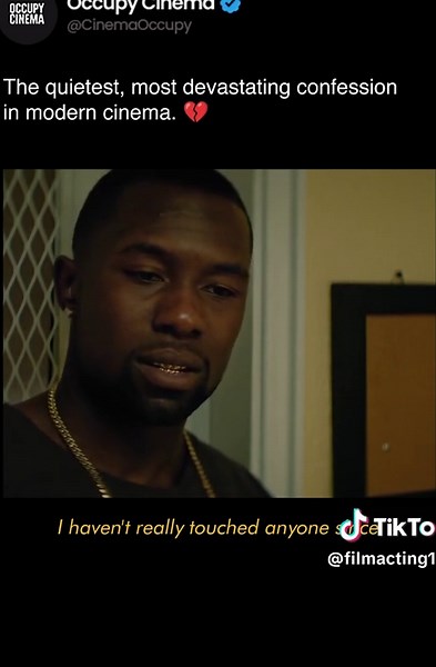 Trevante Rhodes and Andre Holland play adult Chiron and Kevin in Moonlight (2016) with a restraint that requires extraordinary trust between actors. The diner scene and the apartment confession —