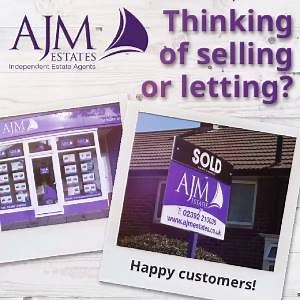 Thinking of selling or letting your property? AJM Estates is your independent Sales and Lettings Agent based in Cosham. Call the team at (023) 9210 036. | The Directory Group