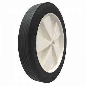 [Hot Item] PVC1004 10inch Solid Plastic PVC Replacement Tire and Wheels, 10" Lawn Mower Tire and Wheel