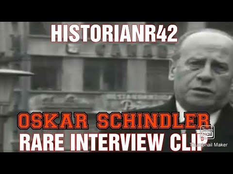 Oskar Schindler | Rare Interview Clip