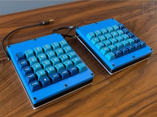 Split Ortholinear Keyboard #3Dprinting #3DThursday