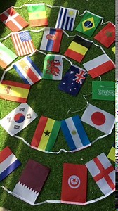 2022 Soccer World Cup Flags Banners, 32 Countries Teams Flags Bunting, World Cup International Flag Bunting Banners for World Cup Decorations, Garden, Party, Bar, Match Decorations