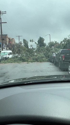 27K views · 62 reactions | when it rains in California #weather #rain #flood | Emily and Julien | Facebook