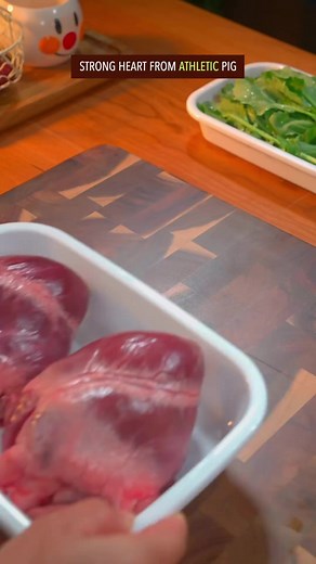 athletic pig 🐷 heart recipe 🤤😋🔥 | FOOD Factory