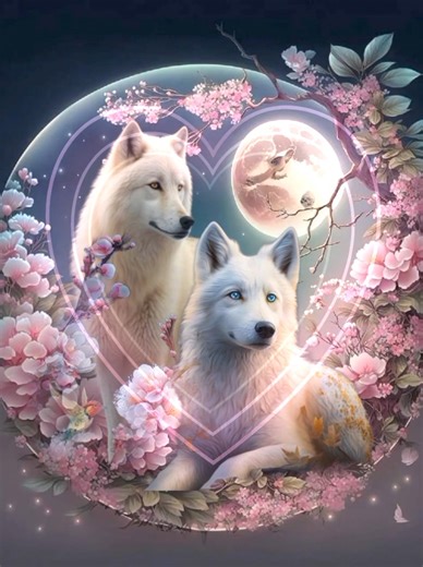 What a beautiful couple | Wolves and wolfpuppys