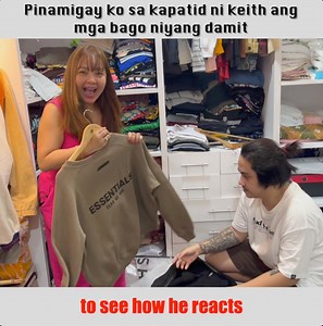 5.1M views · 165K reactions | Pinamigay ko mga bagong damit ni Keith sa Brother nia"see how he reacts hahahaha" | Keith Talens Vlog "Kasatsat" | Facebook