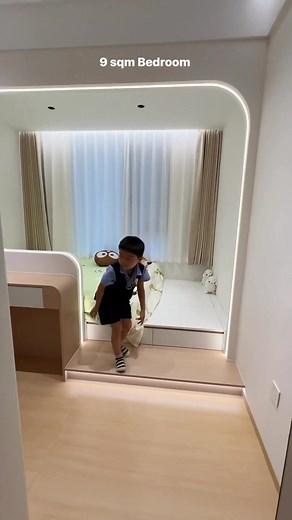 170K views · 882 reactions | a small bedroom with only 9sqm, that is for both guests bedroom and study room ✨ • • #guestbedroom #studyroom #smallbedroom | Tiffany Design Studio | Facebook