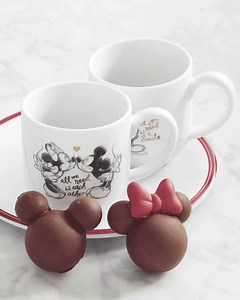 24K views · 394 reactions | Have a cup of cheer with Mickey and Minnie. ♥️ The chocolate shells are filled with hot cocoa mix and marshmallows. Simply place them in mugs of hot milk, then stir and enjoy! Mickey and Minnie Mouse™ Hot Chocolate Bombs: https://bit.ly/34Hafo8 Mickey and Minnie Mouse™ Mug: https://bit.ly/3LcHekD | Williams Sonoma | Facebook