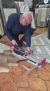 Keeping it simple 👌 our speed magnet making a clean cut at Pacesetter Ltd #RUBItools #IsleOfMan #SpeedMagnet #ManualTileCutter | RUBI UK & Ireland