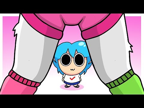 Pow Sky meets Glamrock Chica (FNAF x FNF animation)