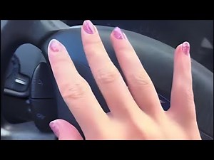 Asmr car tapping and steering wheel gripping