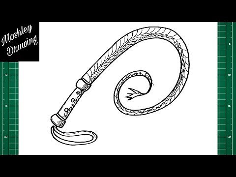 How to Draw a Whip Step by Step