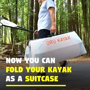 You can fold this kayak as a suitcase!❤️ ➡...