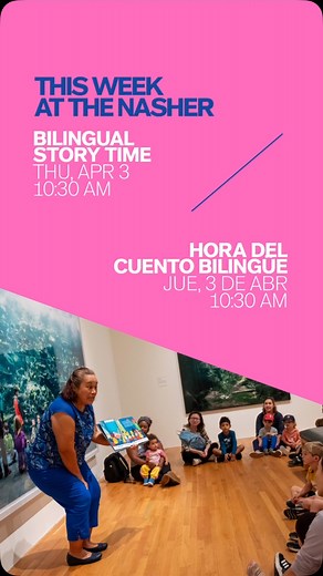 Join Durham County Library for our monthly Bilingual Story Time at the Nasher Museum. Settle into the galleries for a fun story read in Spanish and English, followed by a short discussion about an artwork and related artmaking activity.💚 This program is free for kids ages 1-5 and their adult caregivers. Bilingual storytime happens on the first Thursday of each month at 10:30 and 11:00 AM. 🆓 program! El segundo jueves de cada mes, únete a Durham Country Library para tiempo de historias bilingüe