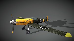 BF 109 - Messerschmitt - Download Free 3D model by GRIP420